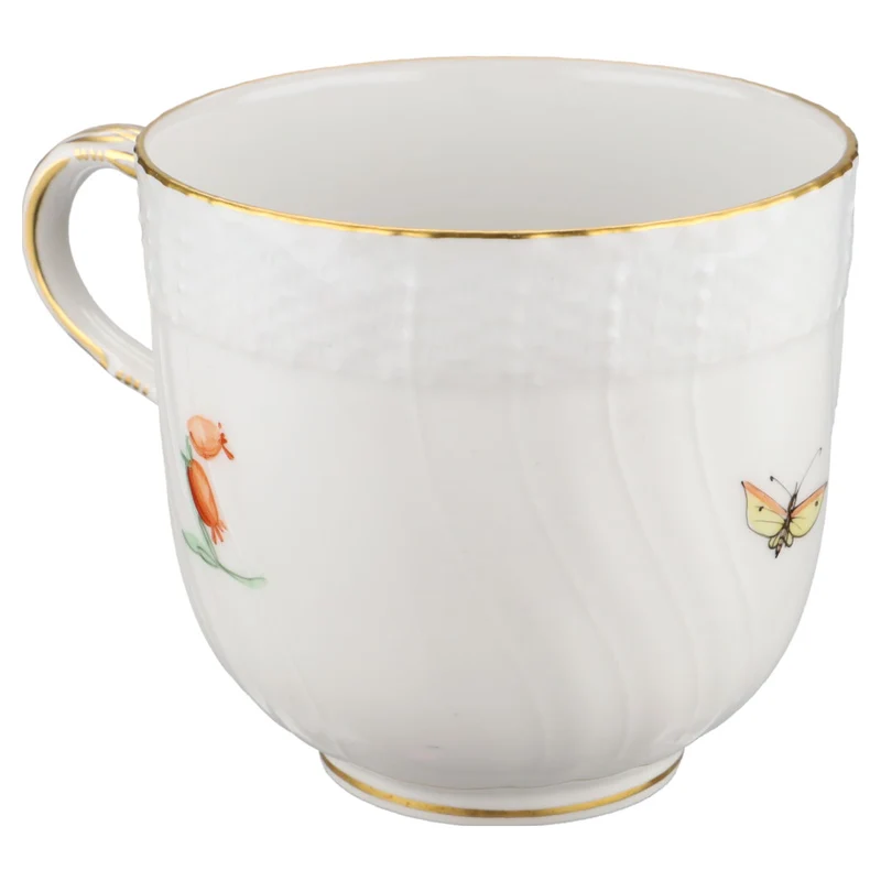 Kaffeetasse Blüte Orange