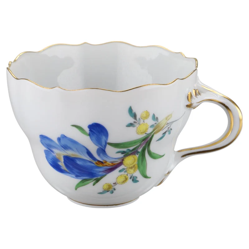Kaffeetasse Blauer Krokus