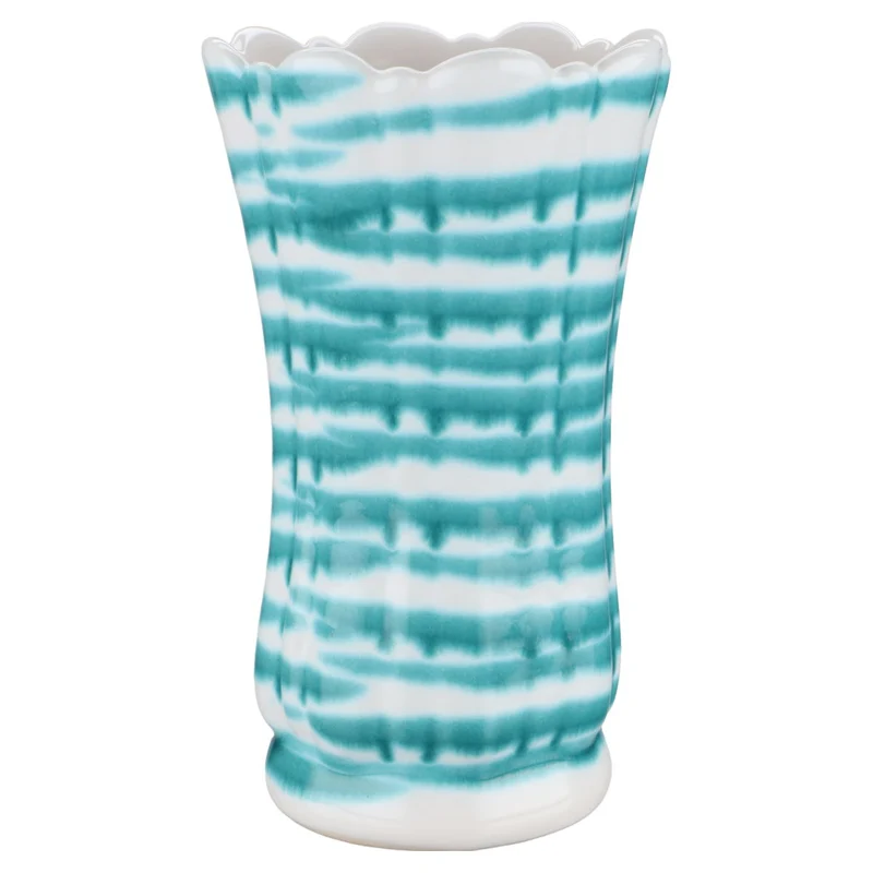 Vase klein Rillenform