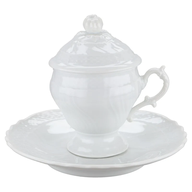 Tasse klein m. Untere und Deckel 3tlg.