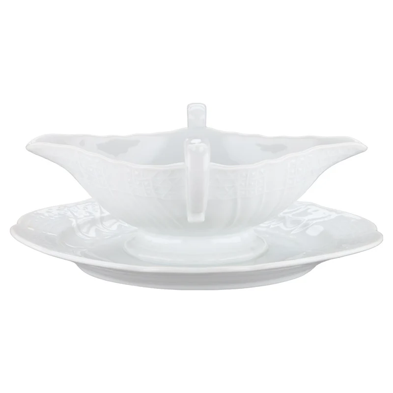 Sauciere mit Teller einteilig Typ 2
