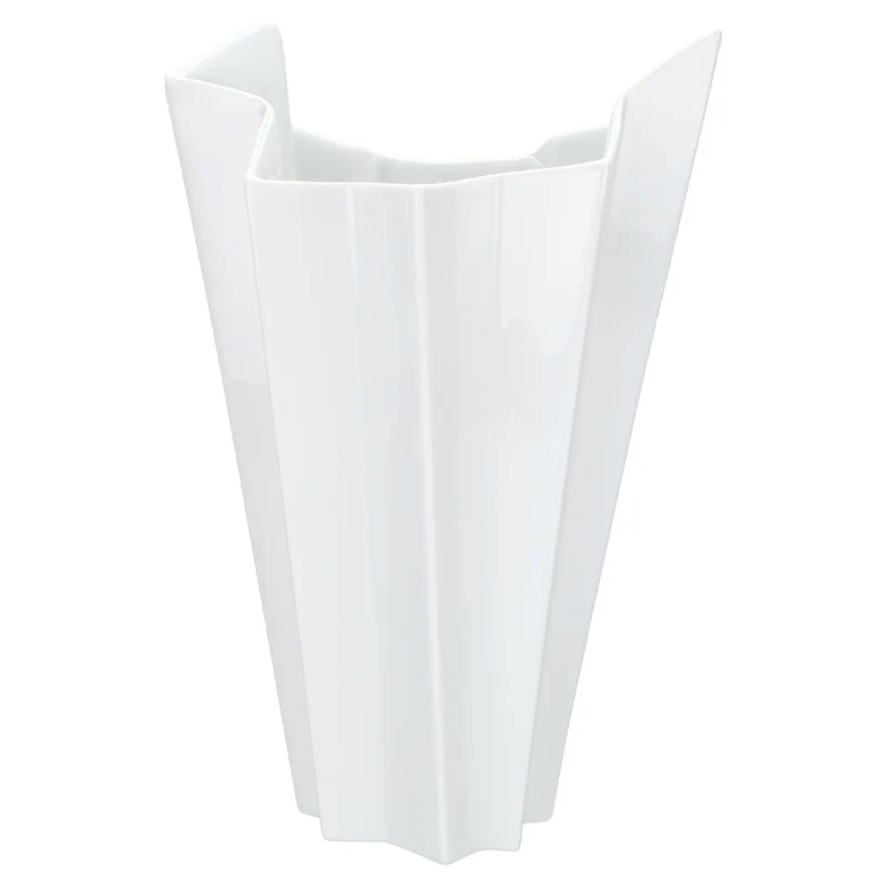 Vase groß Sternenform Modell 6063 weiß