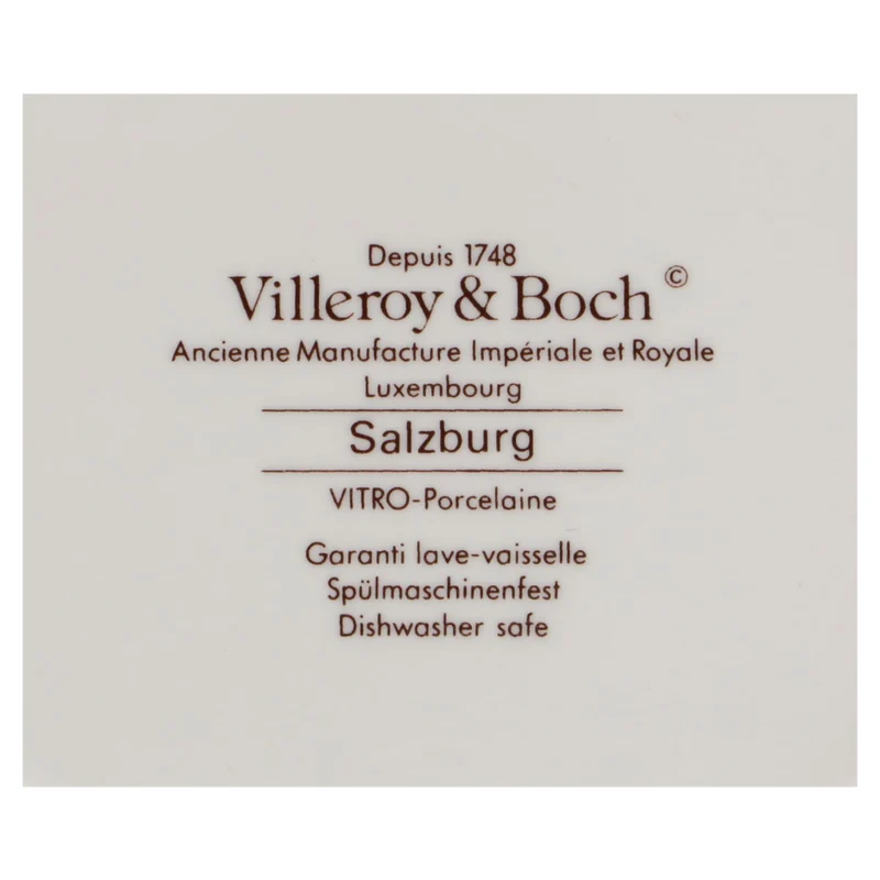 Sauciere mit Teller einteilig