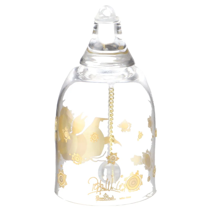 Weihnachts-Glocke in Glas - Engel mit Glocke in OVP