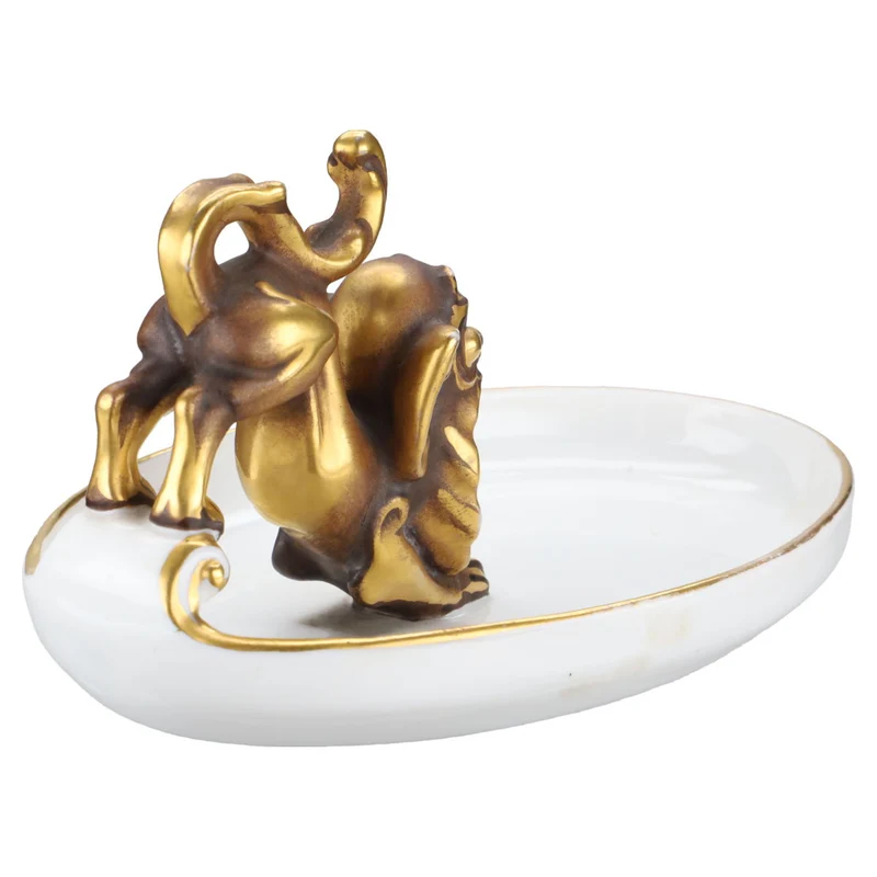Figur Groteske Greif Drachenfigur auf Schale