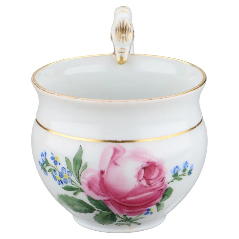 Kaffeetasse mit Untere klein Schwanenhals I.W