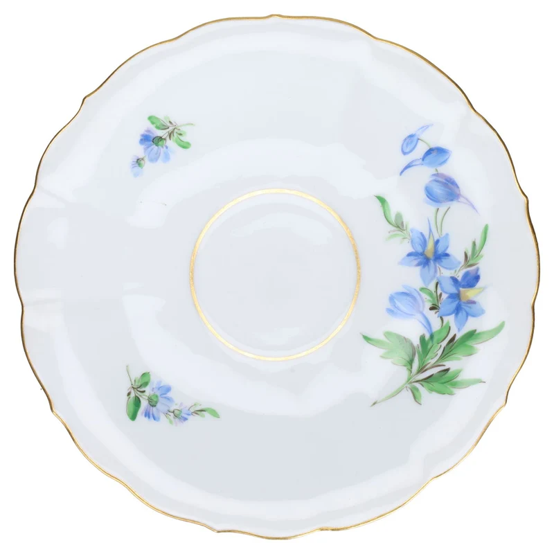 Teetasse mit Untere Sommerblume Blau
