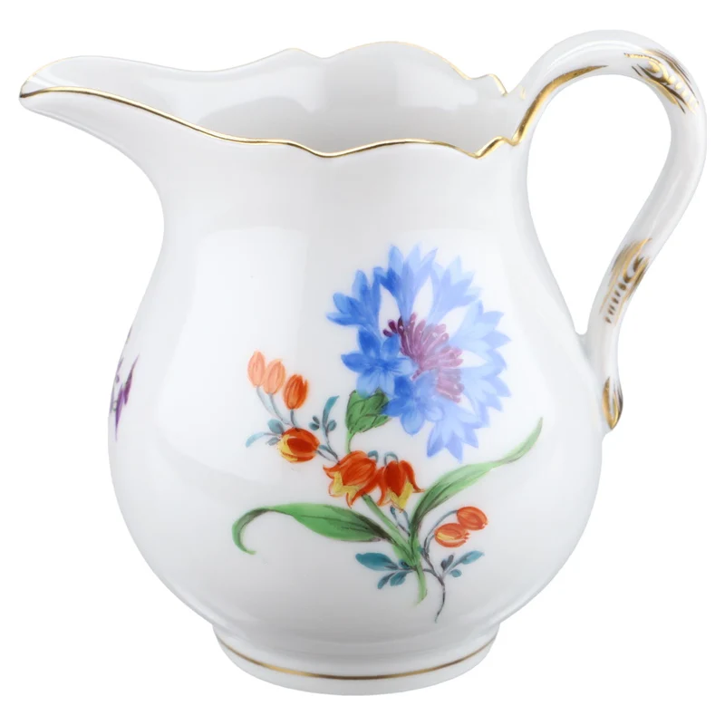 Milchkännchen Blüte Rosa und Blau