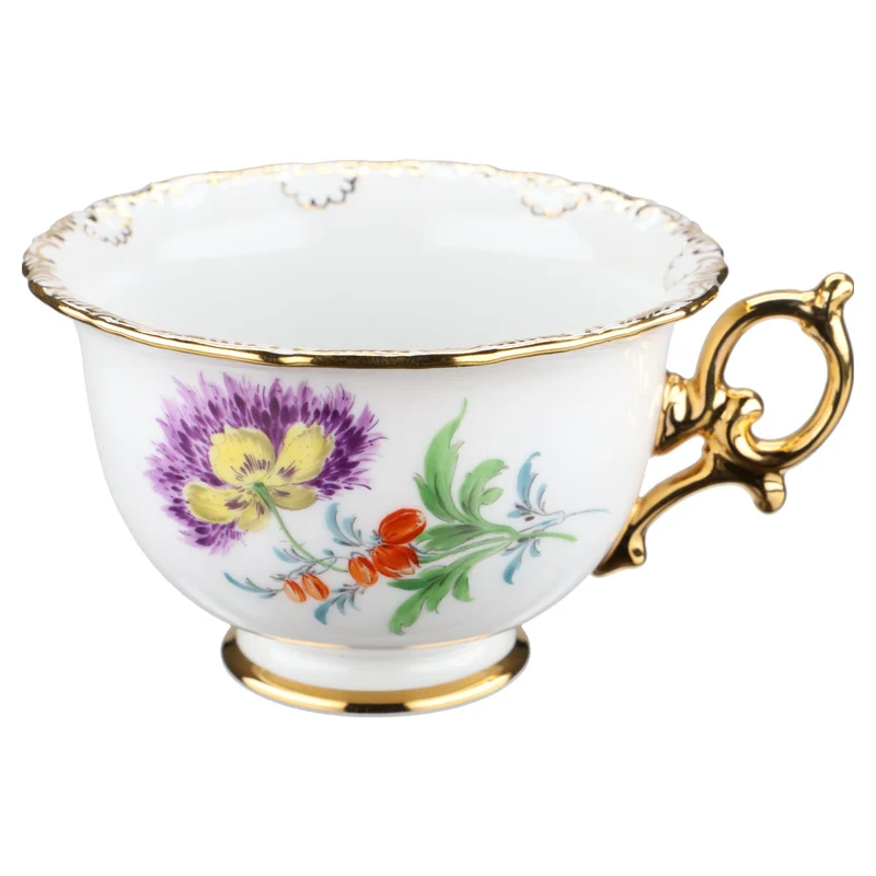 Teetasse mit Untere Blüte Lila I