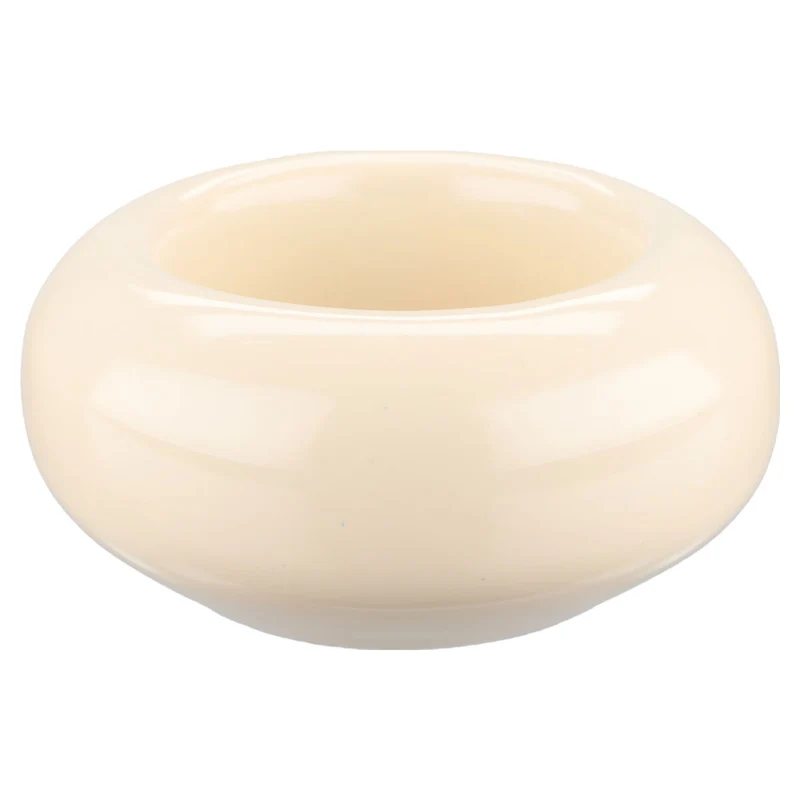 Teelichthalter beige