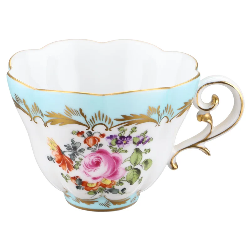 Mokkatasse mit Untere Blumenmalerei 284