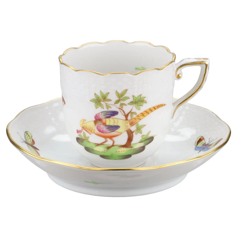 Mokkatasse Espressotasse mit Untere Modell 709 Vogel pickend