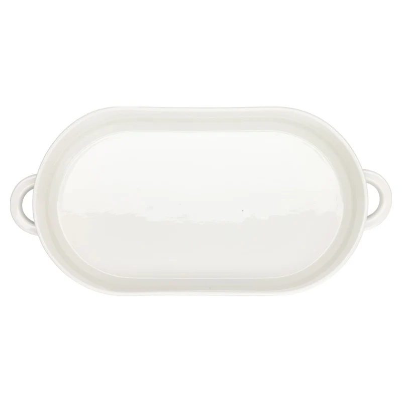 Auflaufform oval groß