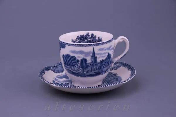 Kaffeetasse mit Untere (mit Innendekor)